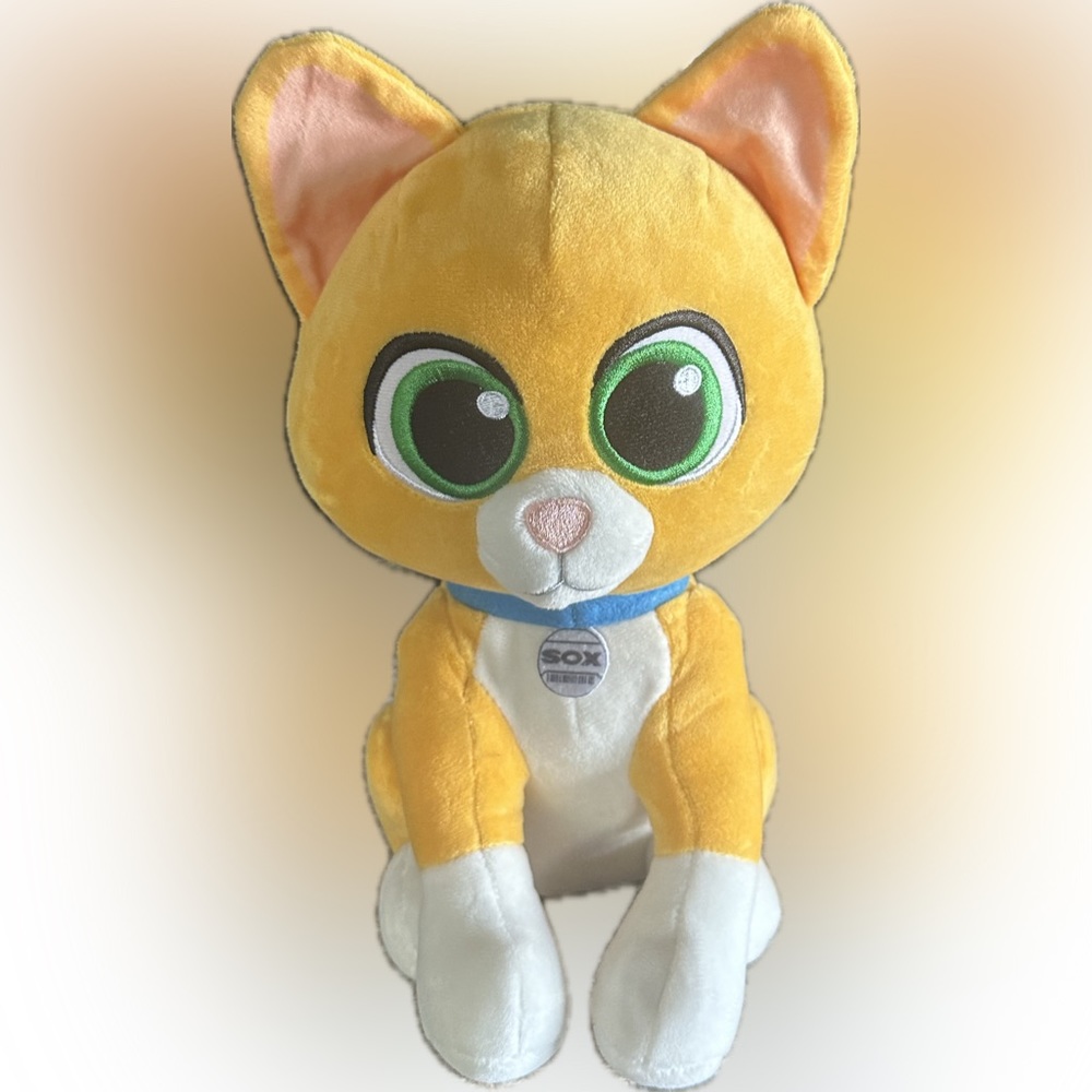Disney Pixar Lightyear Sox Plush Cat with Sounds 10”